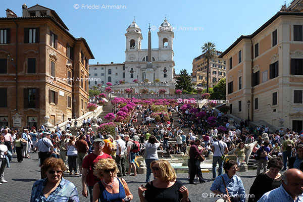WORLD - Italia, Rom - Spanische Treppe / Scalinata di Trinità dei Monti