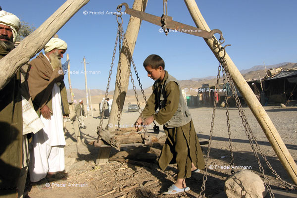 WIRTSCHAFT / ECONOMY - Handwerk / Craft - Holzverkäufer (Afghanistan) / Wood Seller