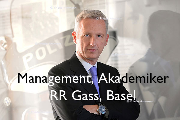WIRTSCHAFT / ECONOMY - Management / Akademiker - Regierungsrat Hans Peter Gass, Basel, Schweiz