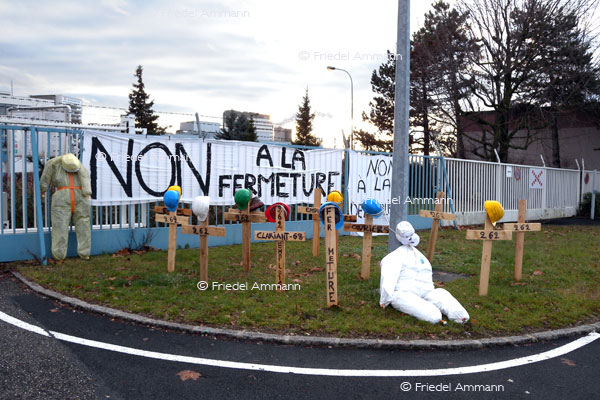 WIRTSCHAFT / ECONOMY - Globalisierung / Globalization – Clariant Streik / Strike