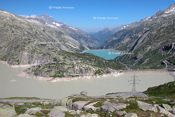  WIRTSCHAFT / ECONOMY - Energie / Environment - Grimsel Stausee / Dammed Lake 
