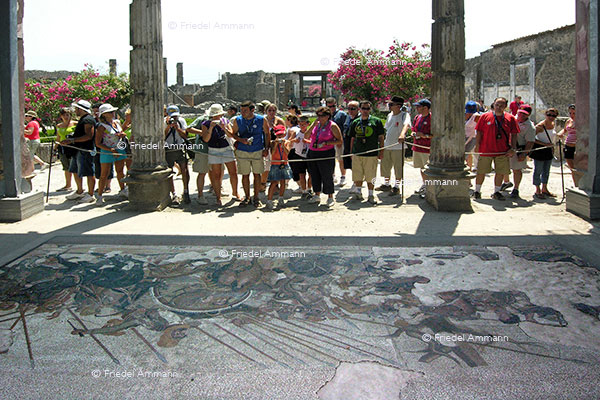 WIRTSCHAFT / ECONOMY - Tourismus international - Alexander Mosaique, Pompei, Italia