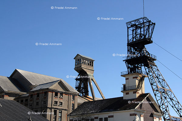 WIRTSCHAFT / ECONOMY - Industrie Brachen / Brownfield - Stillgelegte Kaligrube / Potash Mine Rudolph bei Pulversheim - Elsass, France