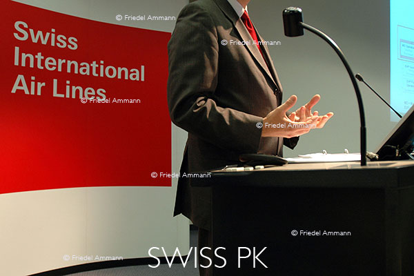 WIRTSCHAFT / ECONOMY - Symposien / Conventions – Pressconference Swiss International Air Lines