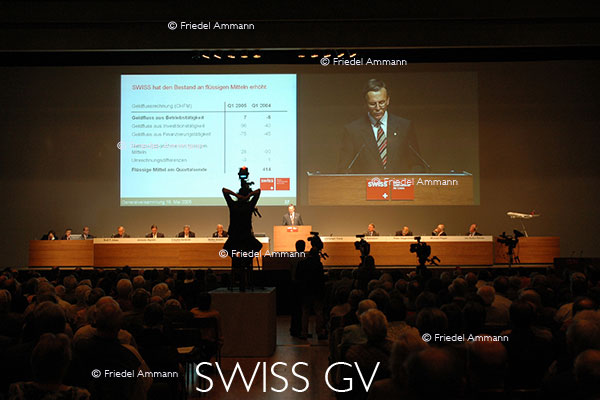 WIRTSCHAFT / ECONOMY - Symposien / Conventions – General Assembly Swiss International Air Lines