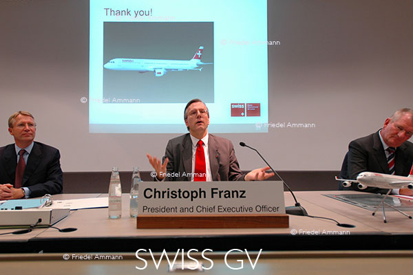 WIRTSCHAFT / ECONOMY - Symposien / Conventions – General Assembly Swiss International Air Lines