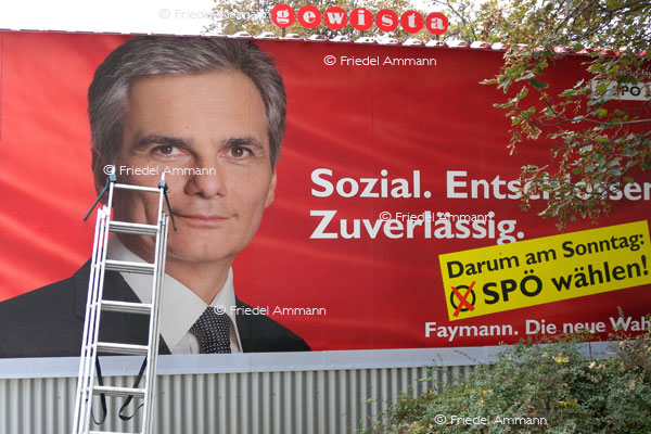 WIRTSCHAFT / ECONOMY – Werbung / Advertisement - Wien, Österreich
