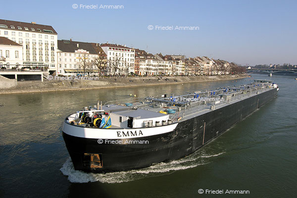  WIRTSCHAFT / ECONOMY - Mobilität / Mobility – Rheinschifffahrt / River Rhine Shipping, Basel 