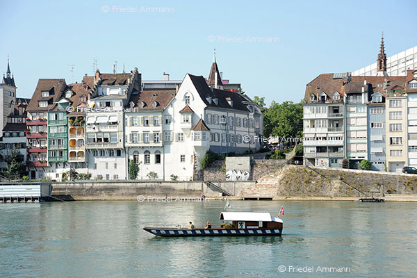 Mobilität - Schifffahrt - Klingental-Fähre «Vogel Gryff» / Ferryboat, Basel